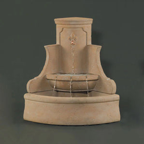 Iris Corner Wall Fountain